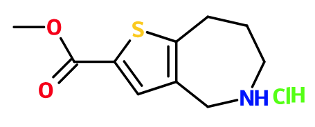 (image for) MCYM2911 Methyl 5,6,7,8-tetrahydro-4H-thieno[3,2-d]azepine-2-carboxylate hydrochloride